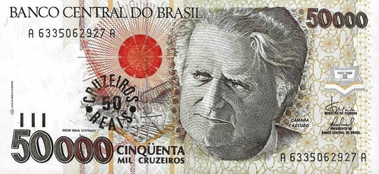 Brasil - 50 Cruzeiros Reais 1993 (# 237)