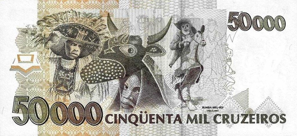 Brasil - 50 Cruzeiros Reais 1993 (# 237)