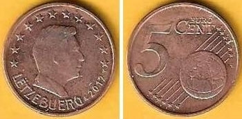 Luxemburgo - 5 Centimos 2012 (Km# 77)