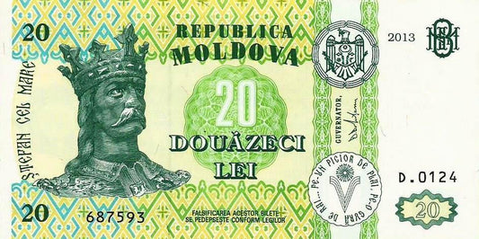 Moldavia - 20 Lei 2013 (Km# 13j)