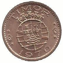Timor - 1$00 1970 (Km# 19)