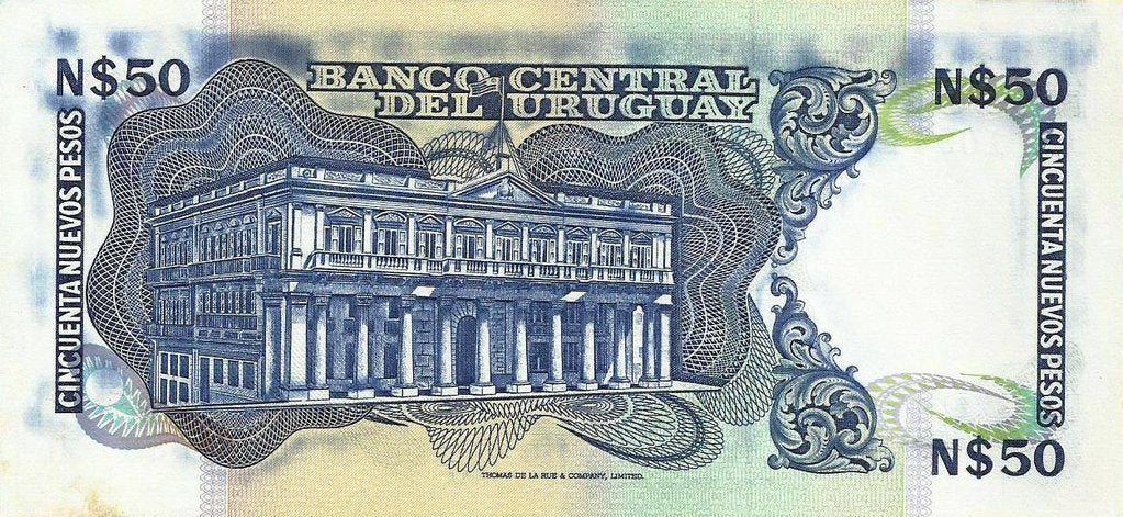 Uruguai - 50 Pesos 1989 (# 61a)
