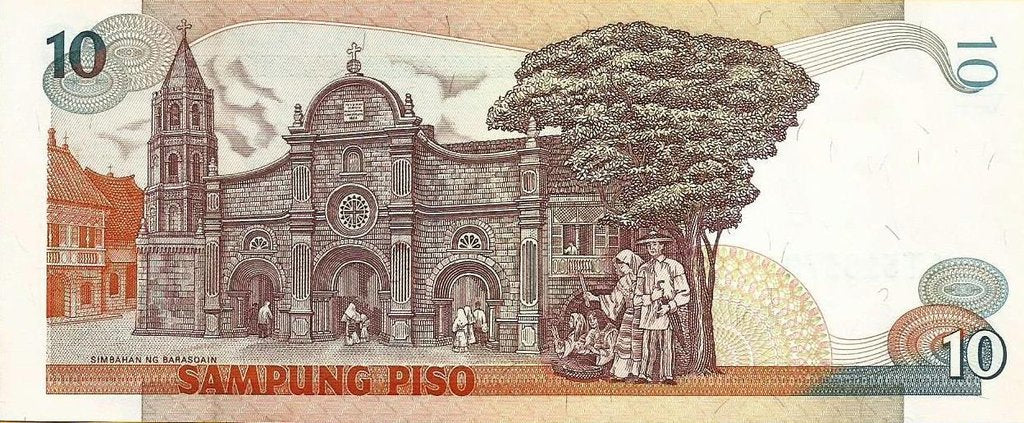 Filipinas - 10 Piso 1985-1994 (# 169a)