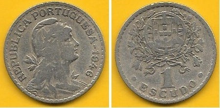 Portugal - 1$00 1946 (Km# 578)