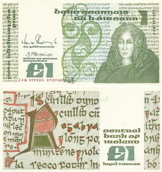 Irland (Republica) - 1 Libra 1989 (# 70d)