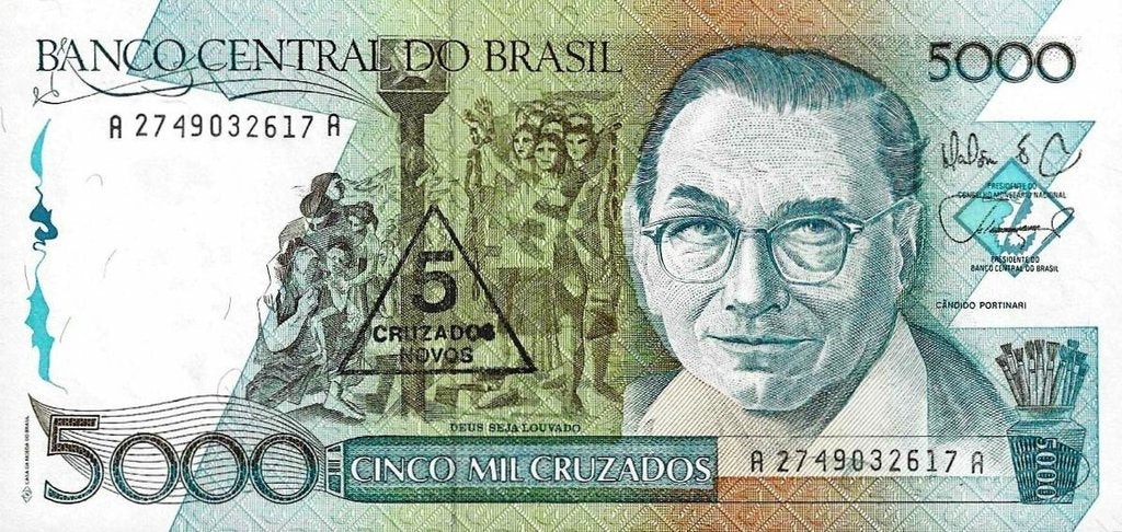 Brasil - 5000 Cruzados 1989 (# 217a)