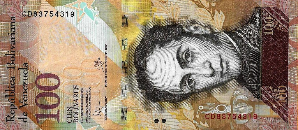 Venezuela - 100 Bolivares 2015 (# 83j)