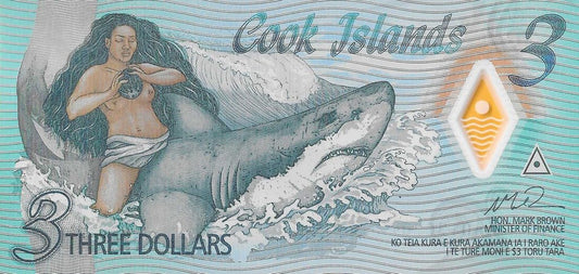 Ilhas Cook - 3 Dolares 2021 (# 11)