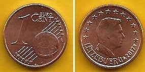 Luxemburgo - 1 Centimo 2017 (Km# 75)
