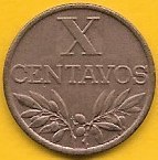 Portugal - X Centavos 1962 (Km# 583)