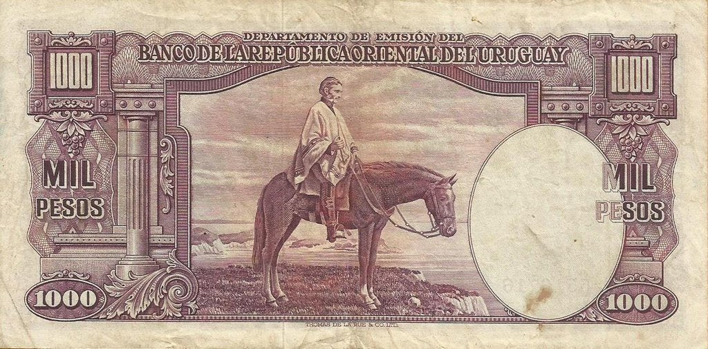 Uruguay - 1000 Pesos 1939 (# 41c)