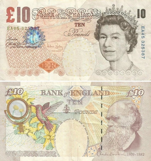 Inglaterra - 10 Libras 2000 (# 389c)