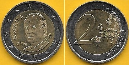 Espanha - 2 Euro 2014 (Km# 1151)