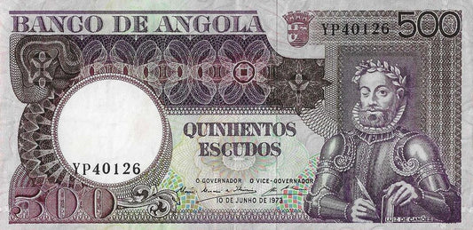 Angola - 500$00 1973 (# 107)