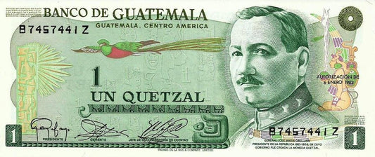 Guatemala - 1 Quetzal 1983 (# 59c)