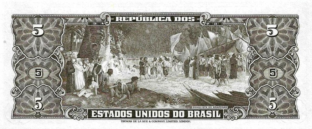 Brasil - 5 Cruzeiros 1964 (# 176c)