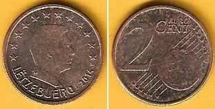 Luxemburgo - 2 Centimos 2014 (Km# 76)