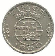 Timor - 1$00 1958 (Km# 13)