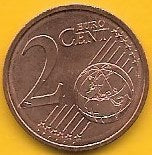 França - 2 Centimos 2001 (Km# 1283)