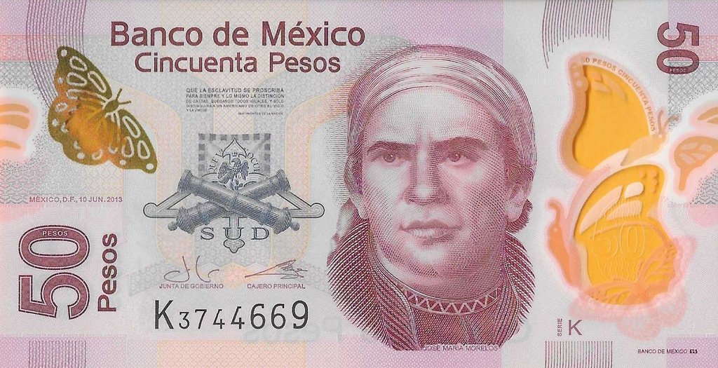 Mexico - 50 Pesos 2013 (# 123Ad)