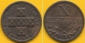 Portugal - X Centavos 1960 (Km# 583)