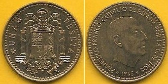 Espanha - 1 Peseta 1972 (Km# 796)