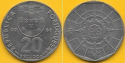 Portugal - 20$00 2000 (Km# 634)