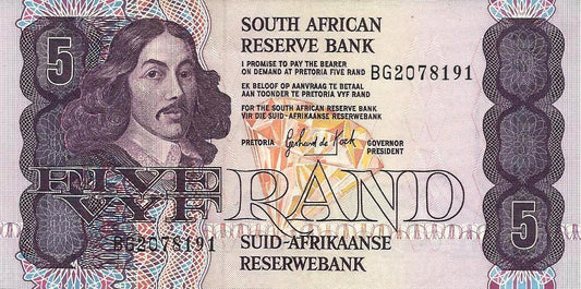 Africa Sul - 5 Rands 1978/94 (# 119c)