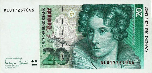 Alemanha - 20 Marcos 1993 (# 39b)