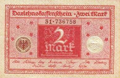 Alemanha - 2 Marcos 1920 (# 59)