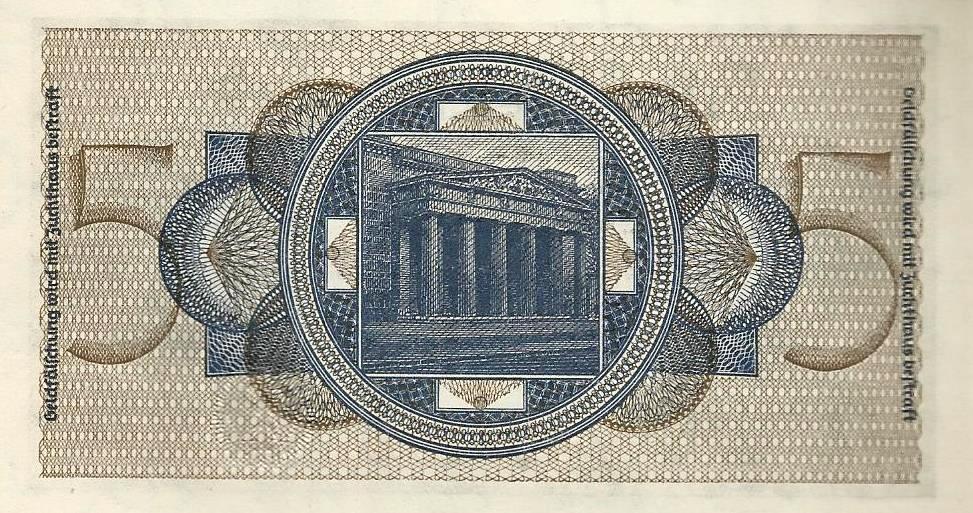 Alemanha - 5 Marcos 1939 (# Pr138)