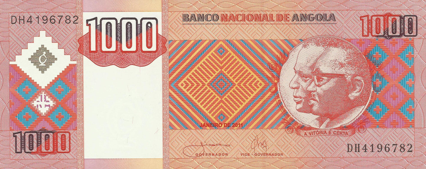 Angola - 1000 Kwanzas 2011 (# 150b)