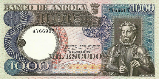 Angola - 1000$00 1973 (# 108)