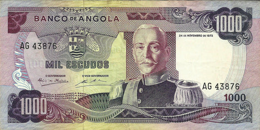 Angola - 1000$00 1972 (# 103)