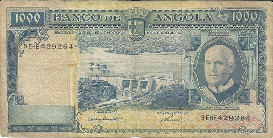 Angola - 1000$00 1962 (# 98)