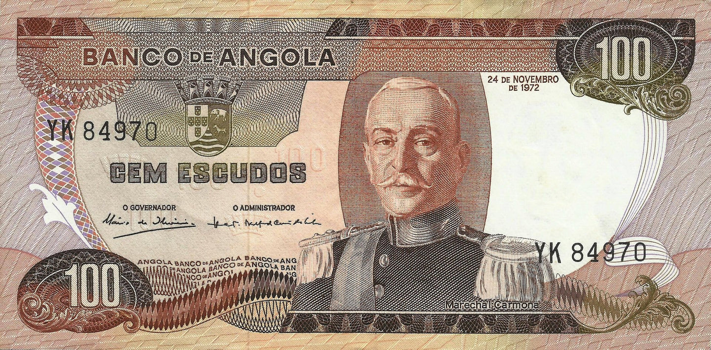 Angola - 100$00 1972 (# 101)