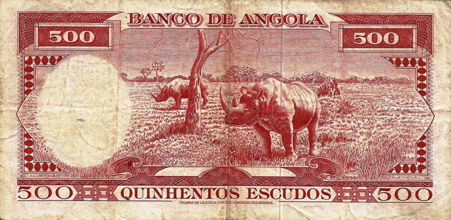 Angola - 500$00 1970 (# 97)
