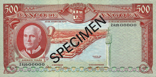 Angola - 500$00 1970 (# 97s)