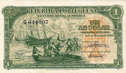 Angola - 1 Angolar 1948 (# 70)