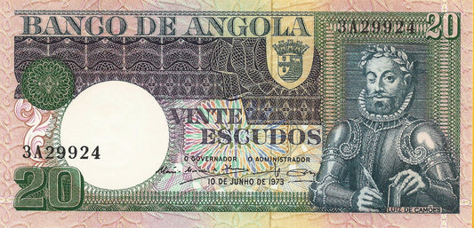 Angola - 20$00 1973 (# 104)