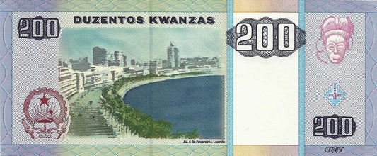 Angola - 200 Kwanzas 2011 (# 148b)