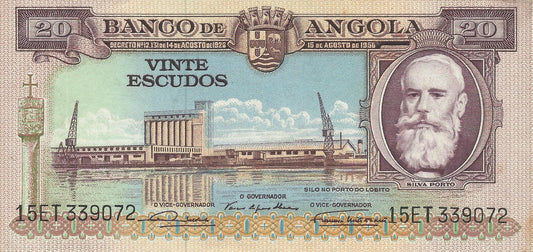Angola - 20$00 1956 (# 87)