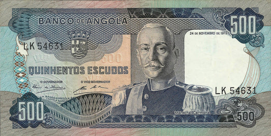 Angola - 500$00 1972 (# 102)