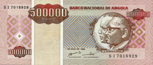 Angola - 500000 Kwanzas 1995 (# 140)