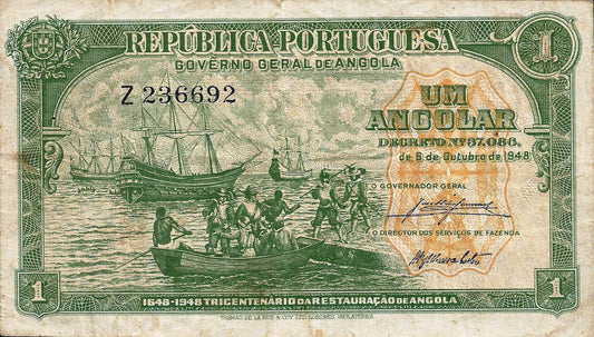 Angola - 1 Angolar 1948 (# 70)