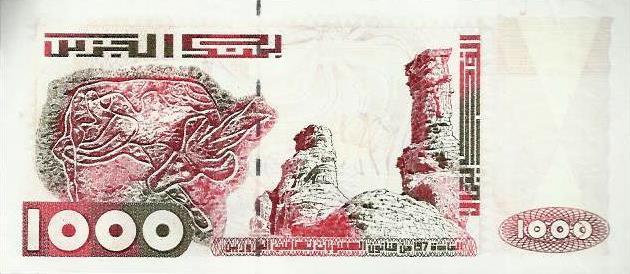 Argelia - 1000 Dinares 1998 (# 142b)