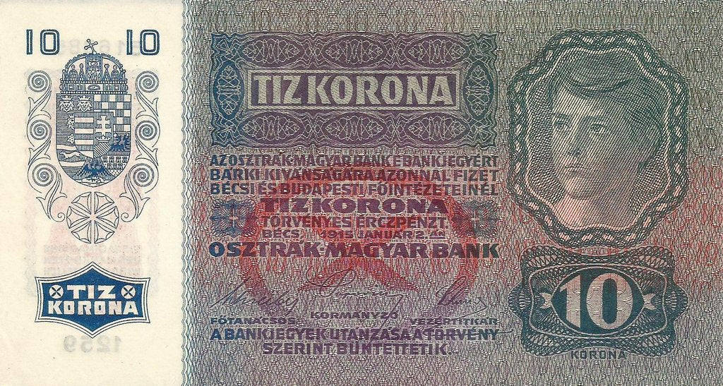 Austria - 10 Kronen 1915 (# 51a)