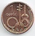 Azerbaijão - 1 Qapik 2006 (Km# 39)