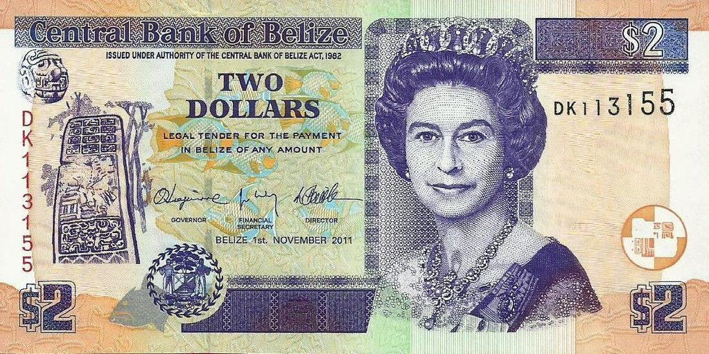 Belize - 2 Dolares 2011 (# 66d)
