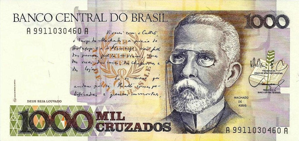 Brasil - 1000 Cruzados 1988 (# 213b)
